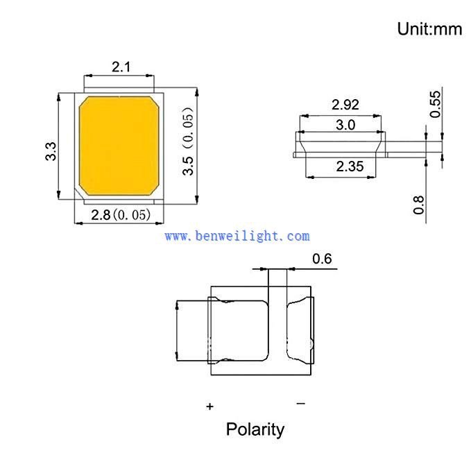 smd led 2835 18v