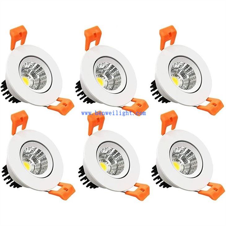 down lights in bedroom