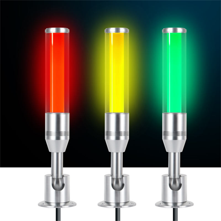 چراغ های هشدار LED، صنعتی قرمز/نارنجی/سبز دستگاه CNC نشانگر نوع برج با صدای زنگ.
