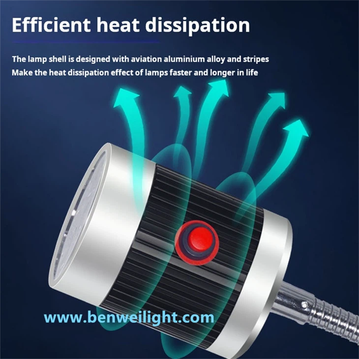 365 nm LED Purple Fluorescent Detection Light Anti-counterfeiting Lighting, Glue Detection Magnetic Type factory