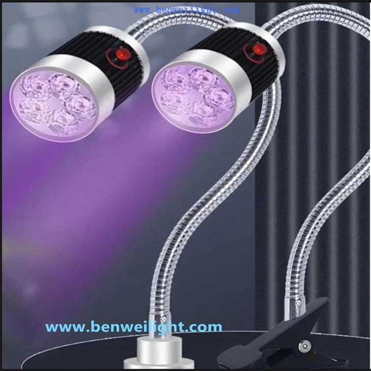 چراغ تشخیص فلورسنت بنفش ال ای دی 365 نانومتری ضد-نور تقلبی، نوع مغناطیسی تشخیص چسب