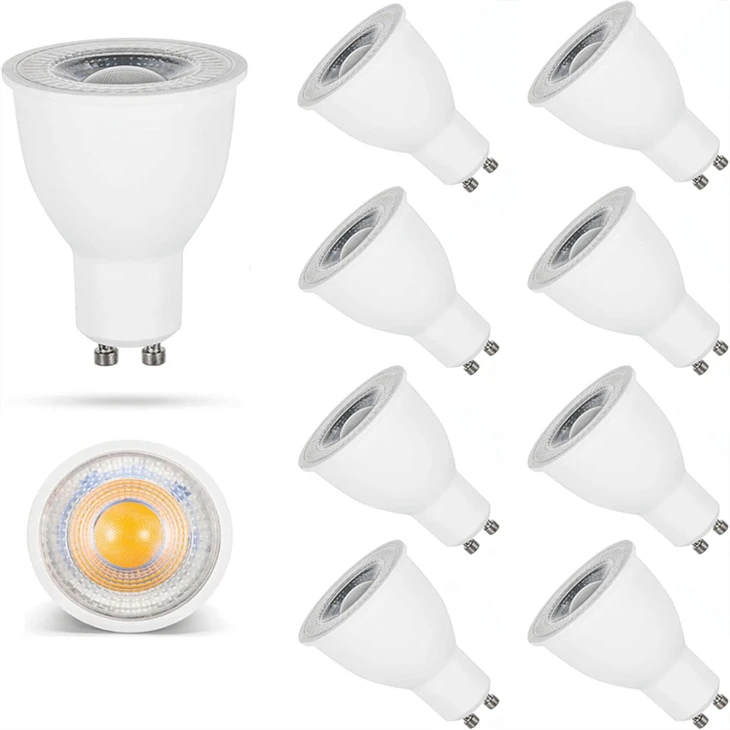 6.5 W True-LED نور 3-Step-DIM GU10 40 درجه CRI98 5500K 650lm Vollspektrum Tageslicht