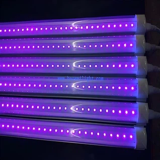 10W UV LED T8 Tube Light AC85-265V|395 نانومتر|چند منظوره