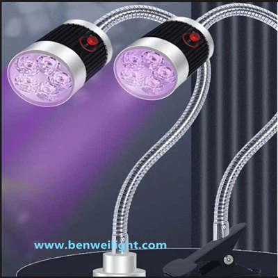 چراغ تشخیص فلورسنت بنفش ال ای دی 365 نانومتری ضد-نور تقلبی، نوع مغناطیسی تشخیص چسب