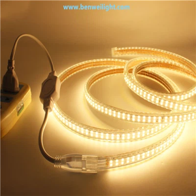 نوار LED ولتاژ بالا 2835، 240 LED در متر، 110-230 ولت بدون راننده، 20M/50M/100M