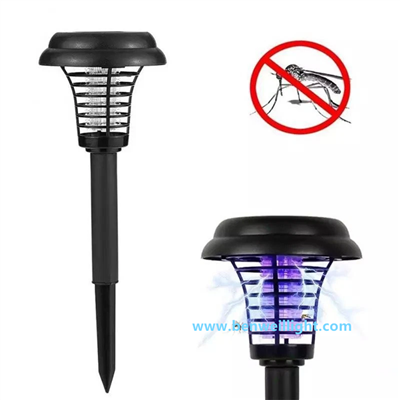 Solar Mosquito Zapper: لامپ حشره کش در فضای باز ضد آب با نور LED